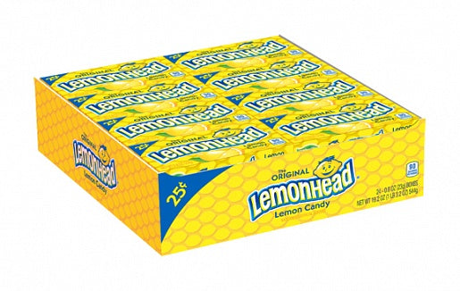 Lemonhead The Original Lemon Candy (24 x 23g) (Best Before Date:-Dec/2025)