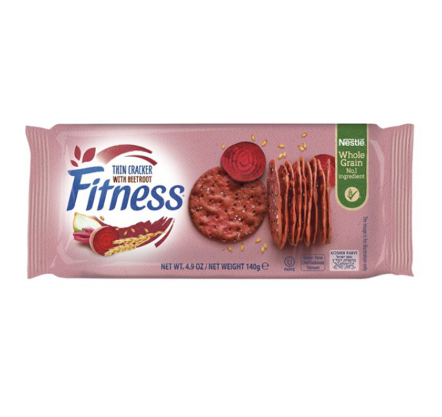 Fitness Thin Crackers Beetroot 140g (Best Before : 29 Nov 2026)