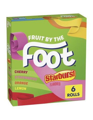 Fruit By The Foot Starburst Flavoured Rolls 128g (Best Before October 2026)