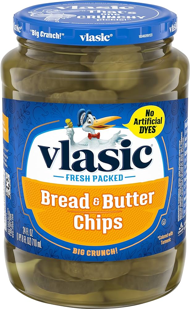 Vlasic Bread & Butter Pickle Chips 710ml