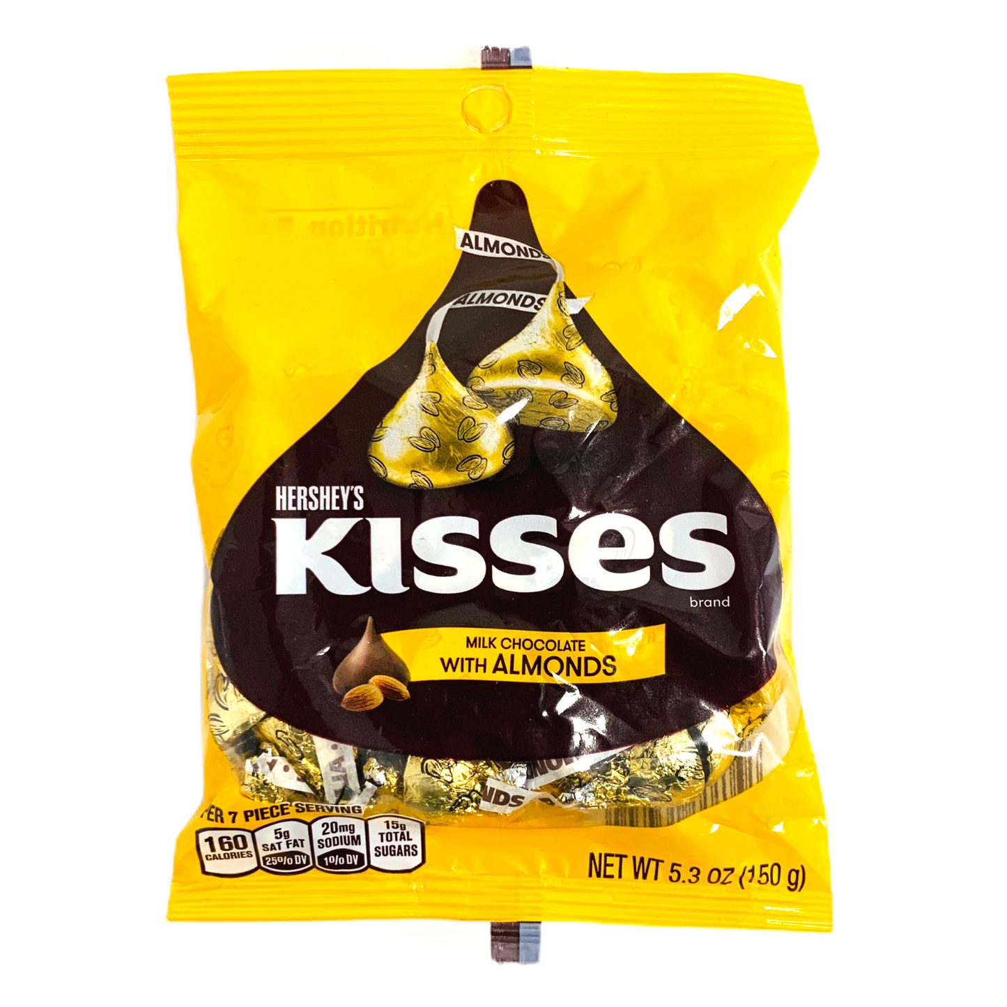 Hershey's Almond Milk Chocolate Kisses 137g (Best Before : March 2026)