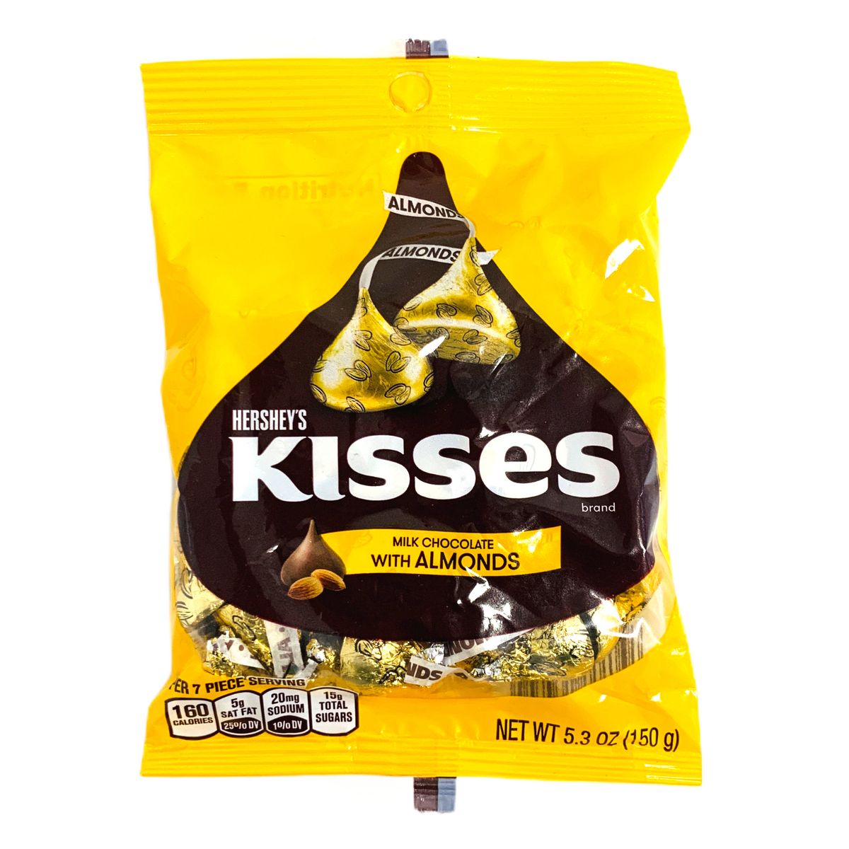 Hershey's Kisses Milk Chocolate with Almond 137g