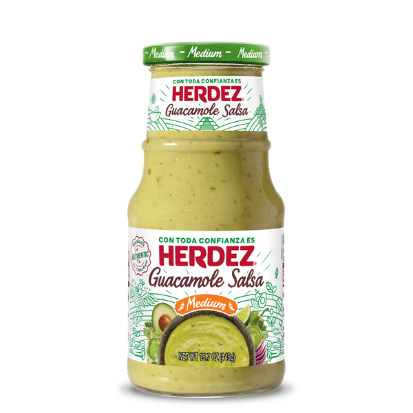 Herdez Guacamole Salsa Medium 445g (Best Before : Oct 2025)