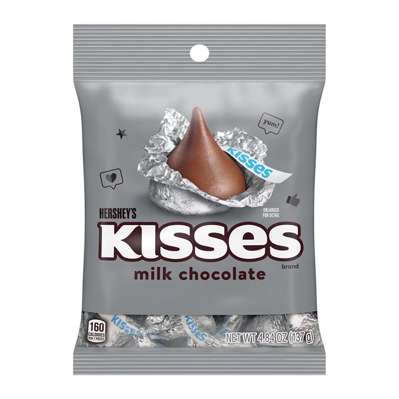 Hershey's Kisses Milk Chocolate 136g