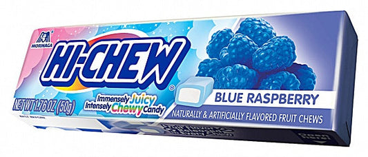 Hi Chew Blue Raspberry Flavoured Chewy Candy (50g)