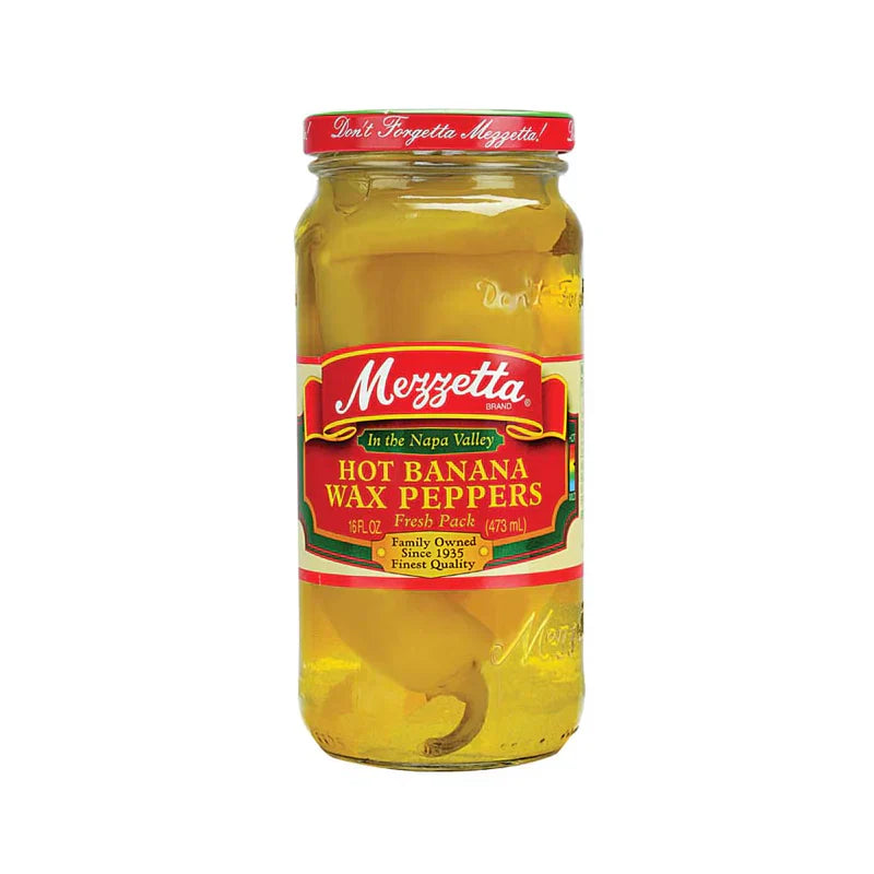 Mezzetta Hot Banana Wax Peppers 473ml