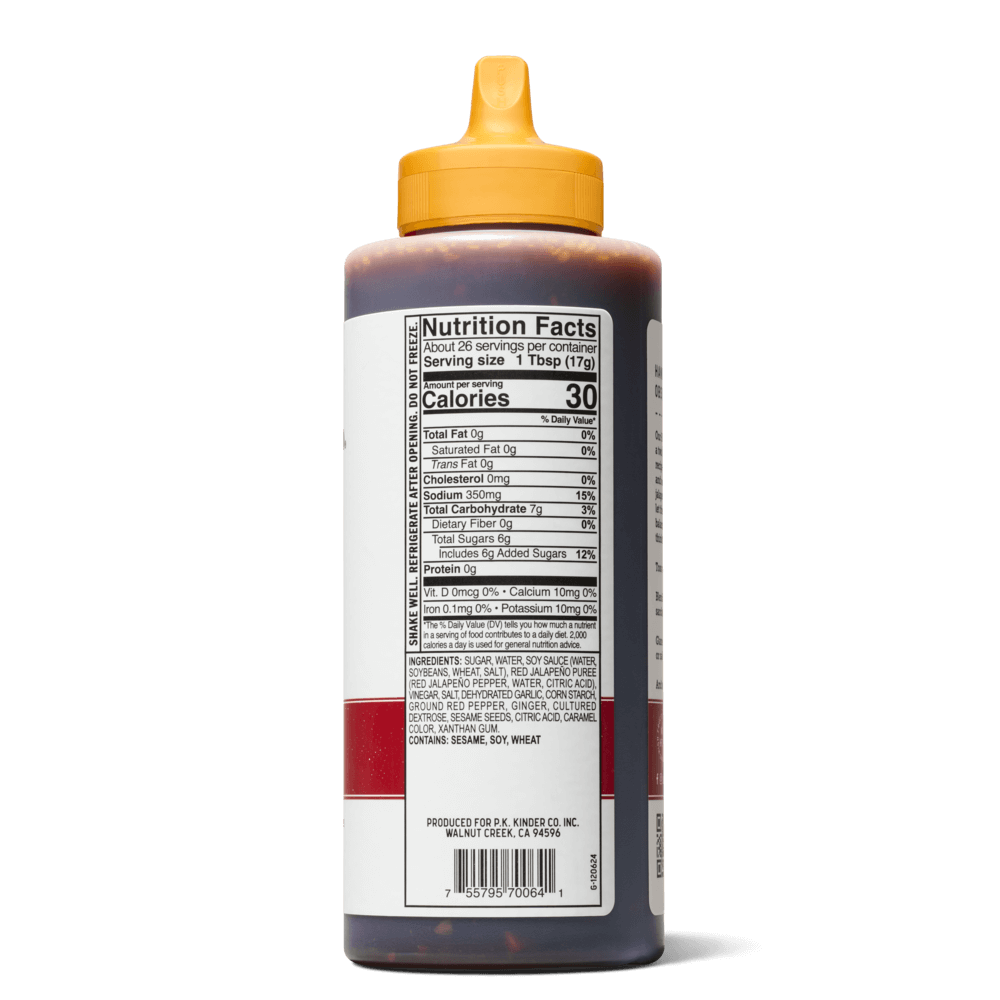 Kinder's Wing Sauce Hot Teriyaki 439g