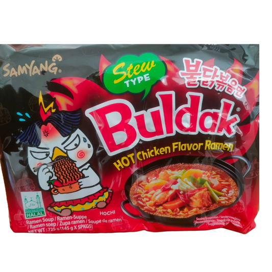 Samyang Stew Type Buldak Hot Chicken Flavor Ramen( 5 pack) (BBD : 18 June 2025)
