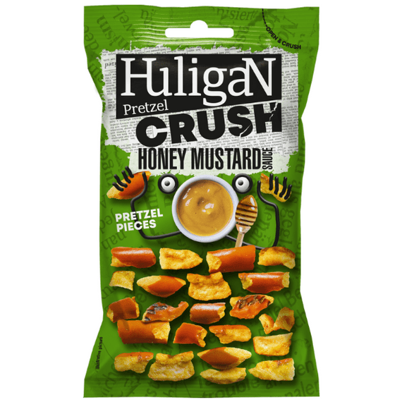 Huligan Crush Honey Mustard Sauce Pretzel Pieces 65g