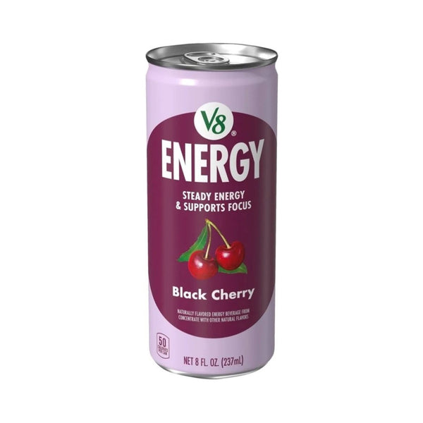 V8 Energy Black Cherry (6 x 237ml)