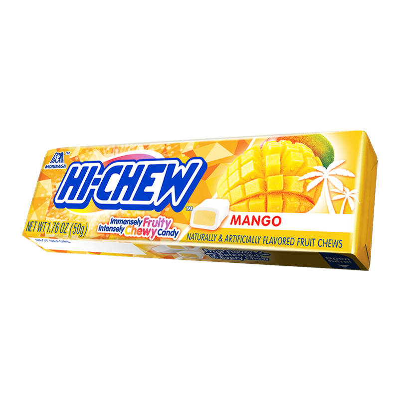 Hi-Chew Fruity Chewy Candy Mango Flavour (15 x 50g)(Best Before Date 30/03/2026)