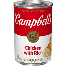 Campbell's Condensed Chicken With Rice Soup 298g (Pack of 3) (Best Before Date :- 04/12/2025)