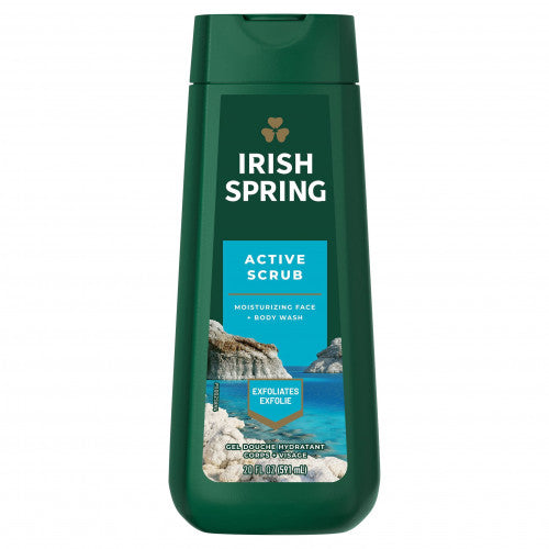 Irish Spring Body Wash Active Scrub Body Wash 591ml