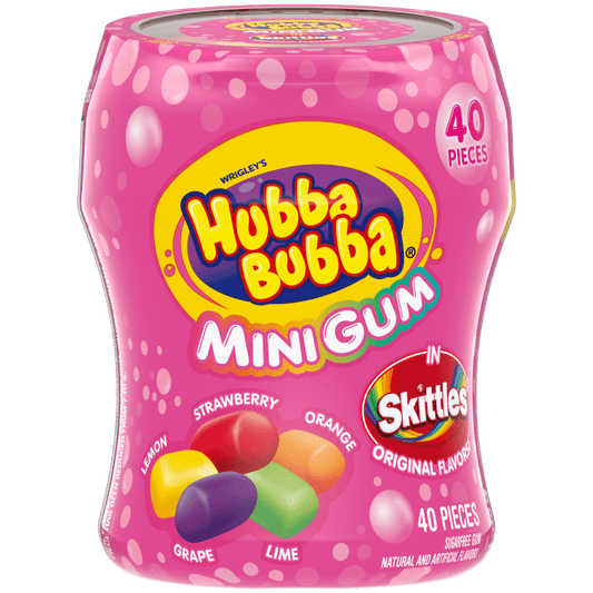 Hubba Bubba Rainbow Skittles | 40 Pieces