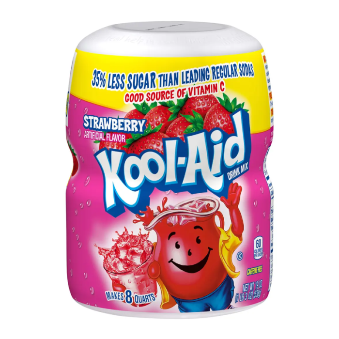 Kool Aid Strawberry Soft Drink Mix 538g (Best Before 03/2025)