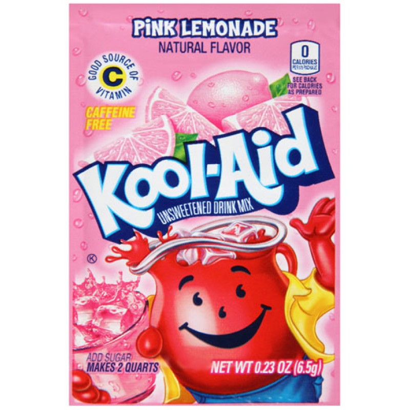 Kool-Aid Pink Lemonade Unsweetened Drink Mix 3.9g