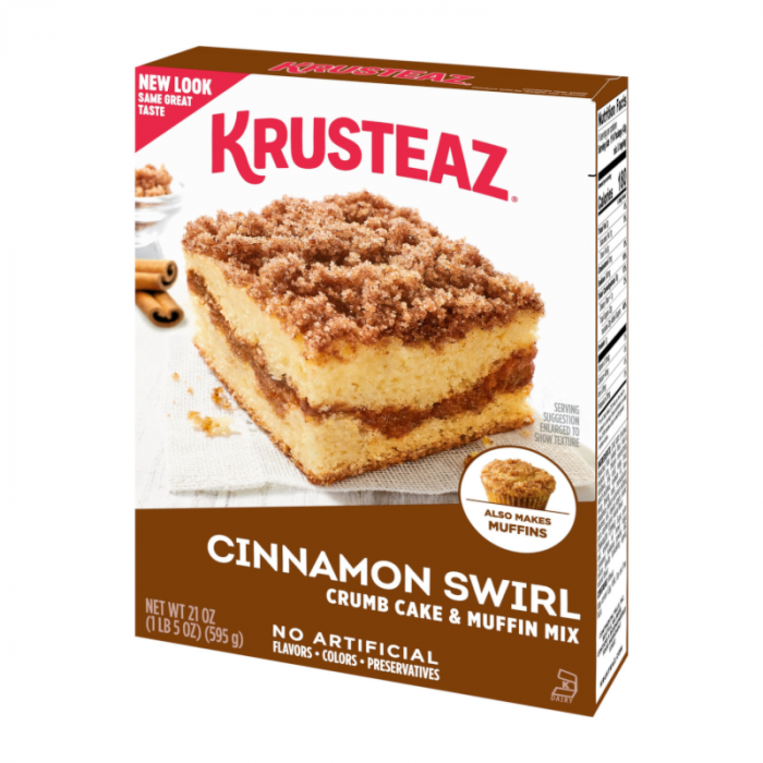 Krusteaz Cinnamon Swirl Crumb Cake 595g