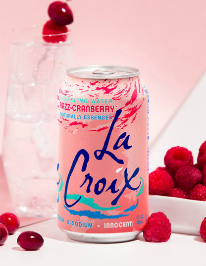La Croix Sparkling Water 355mL | Naturally Essenced, 0 Calories, 0 Sweetener, 0 Sodium