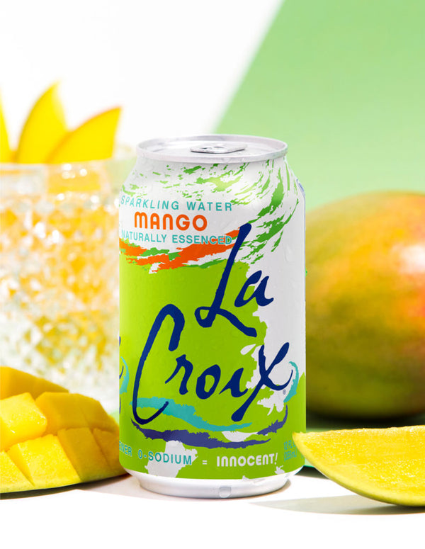 12 Pack - La Croix Mango Sparkling Water 355ml (Best Before 02/2026)