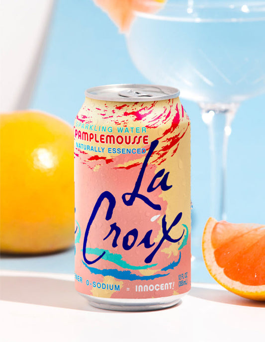 La Croix Pamplemousse/Grapefruit Sparkling Water 355ml (Best Before : 26 June 2026)