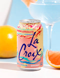 La Croix Pamplemousse/Grapefruit Sparkling Water 355ml | Naturally Essenced, 0 Calories, 0 Sweetener, 0 Sodium