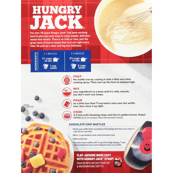 Hungry Jack Complete Belgian Waffle Mix 794g