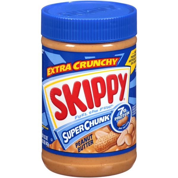 Skippy Extra Crunchy Super Chunky Peanut Butter 462g(Best Before Date 09/01/2026)
