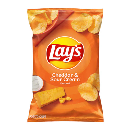 Lay's Potato Chips Cheddar & Sour Cream 184g (Best Before : 31 May 2026)