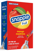 Singles To Go Snapple Zero Sugar Mango Madness Tea Drink Mix 18g (6 Sticks)