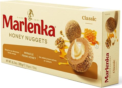 Marlenka Honey Nuggets 235g(Best Before Date:- 19/09/2025)