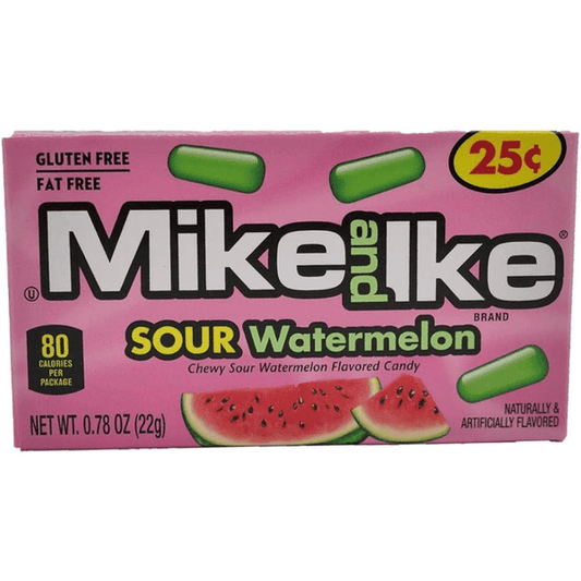 Mike and Ike Sour Watermelon Theatre Box 120g