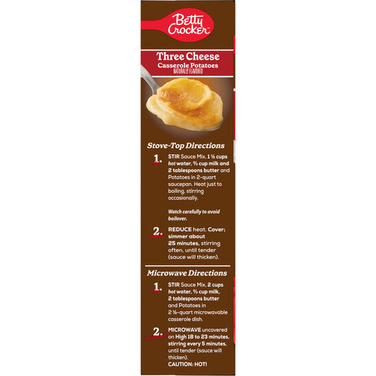 Betty Crocker Three Cheese Casserole Potatoes 113g (Best Before JUNE/2026)