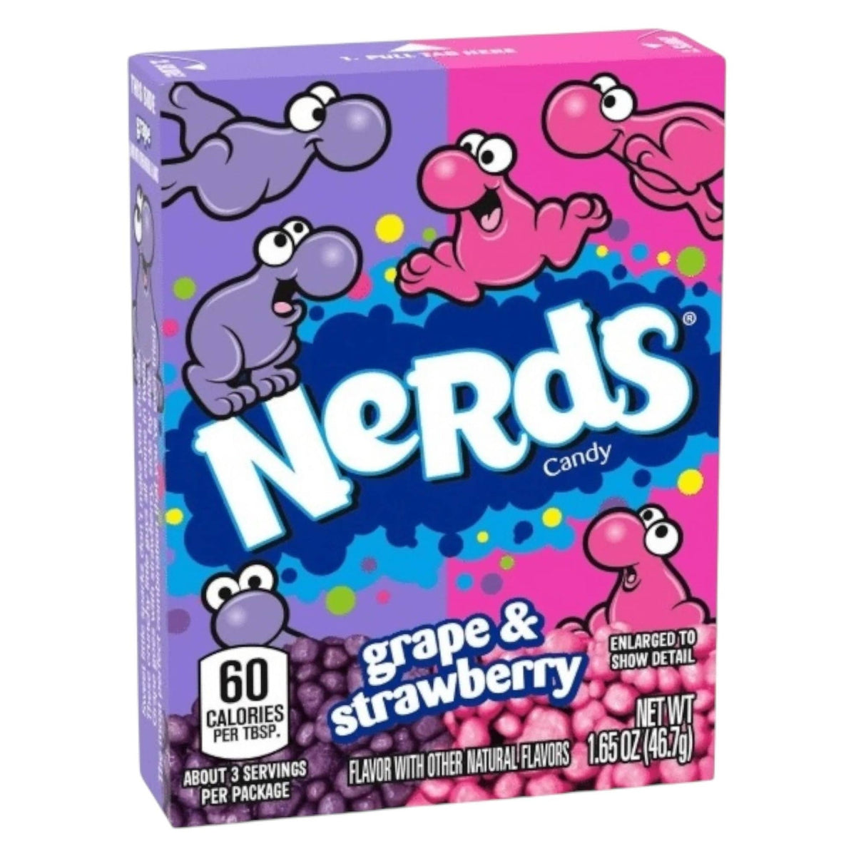 Nerds Strawberry Grape 46g (Pack of 6) (Best Before : March 2026)