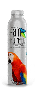 RainForest Artesian Water from Costa Rica, Aluminium Reusable Bottle 500mL