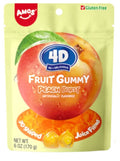 Amos 4D Fruit Gummy Peach Burst - 170g (Best Before : 04 May 2026)