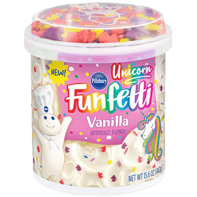 Pillsbury Funfetti Unicorn Vanilla Frosting 442g