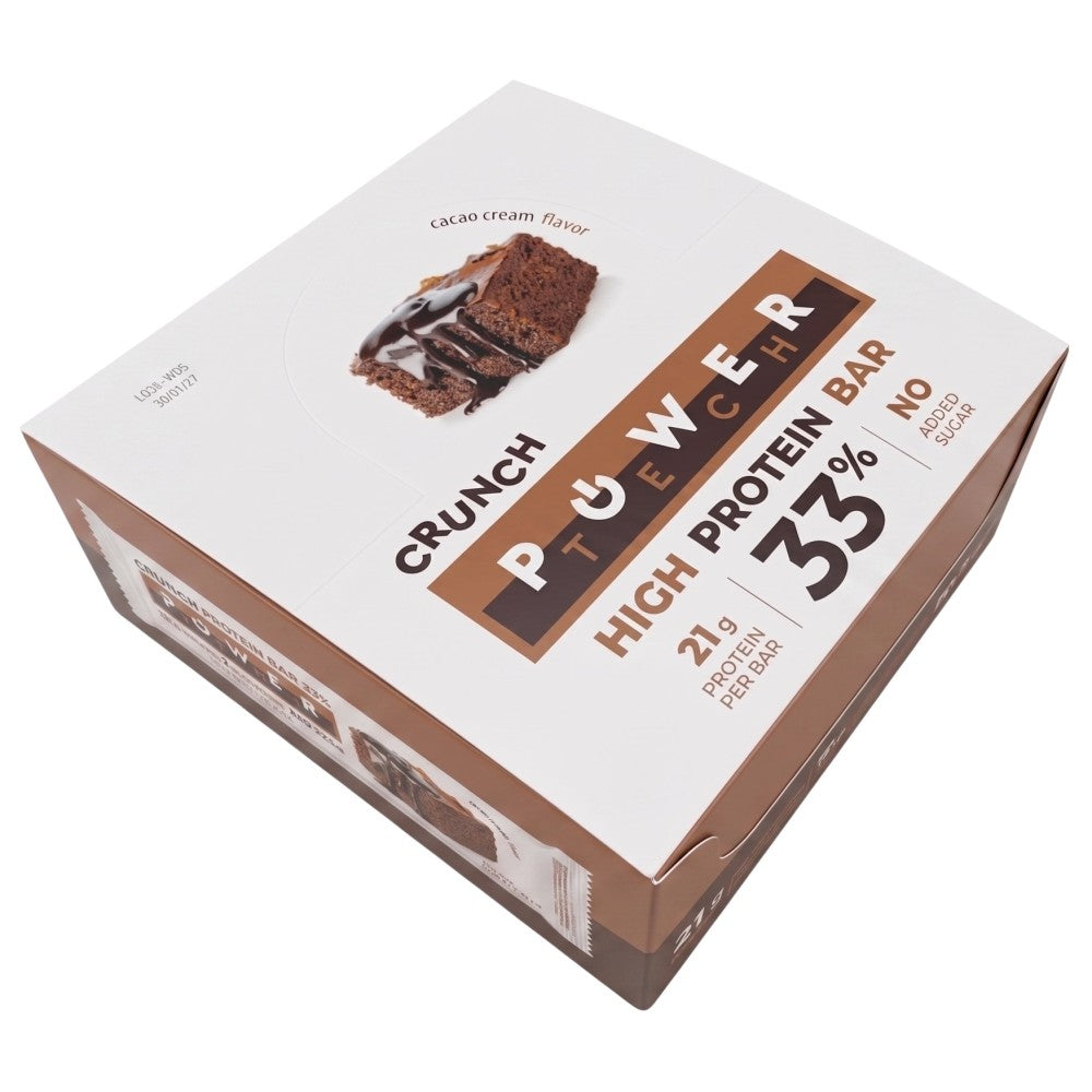 Power Tech Crunch Protein Bar 33% Cacao Cream 65g