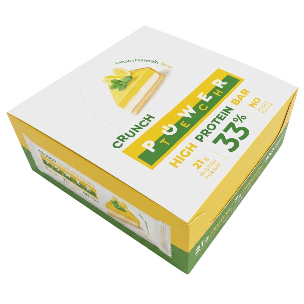 Power Tech Crunch Protein Bar 33% Lemon Cheesecake 65g