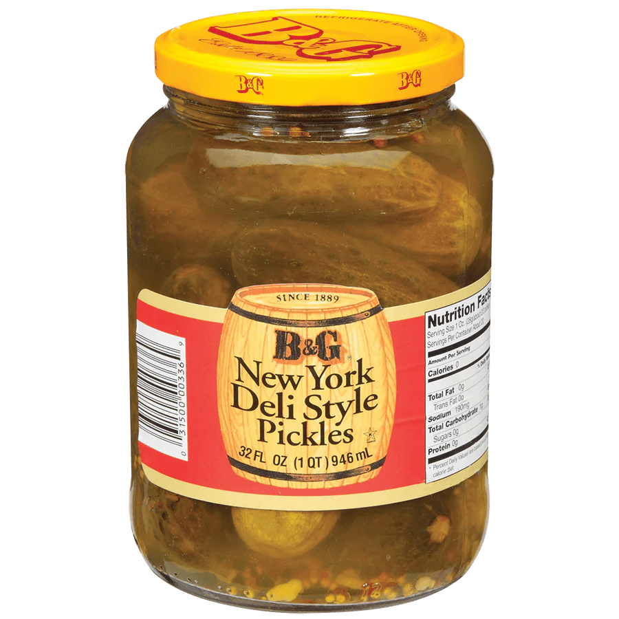 B&G NY Style Deli Style Pickles 946mL