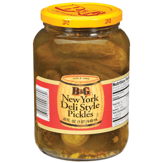 B&G NY Style Deli Style Pickles 946mL