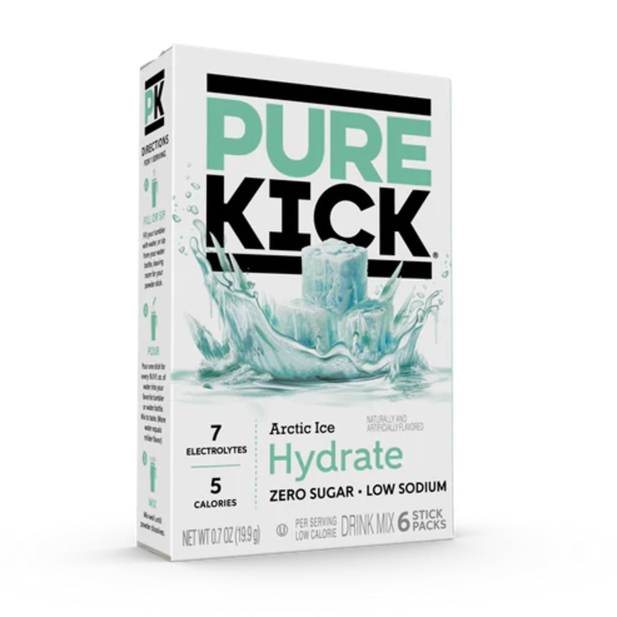 Pure Kick Hydrate Singles To Go Arctic Ice Drink Mix