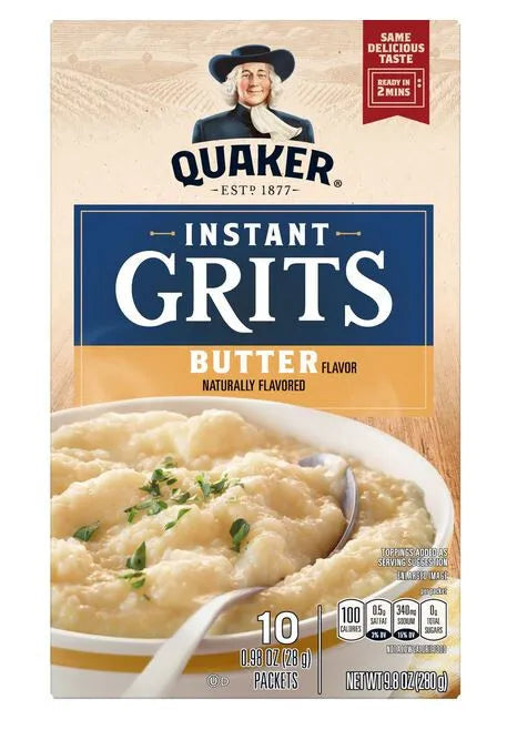 Quaker Instant Grits Butter 280g (Best Before 10/2025)