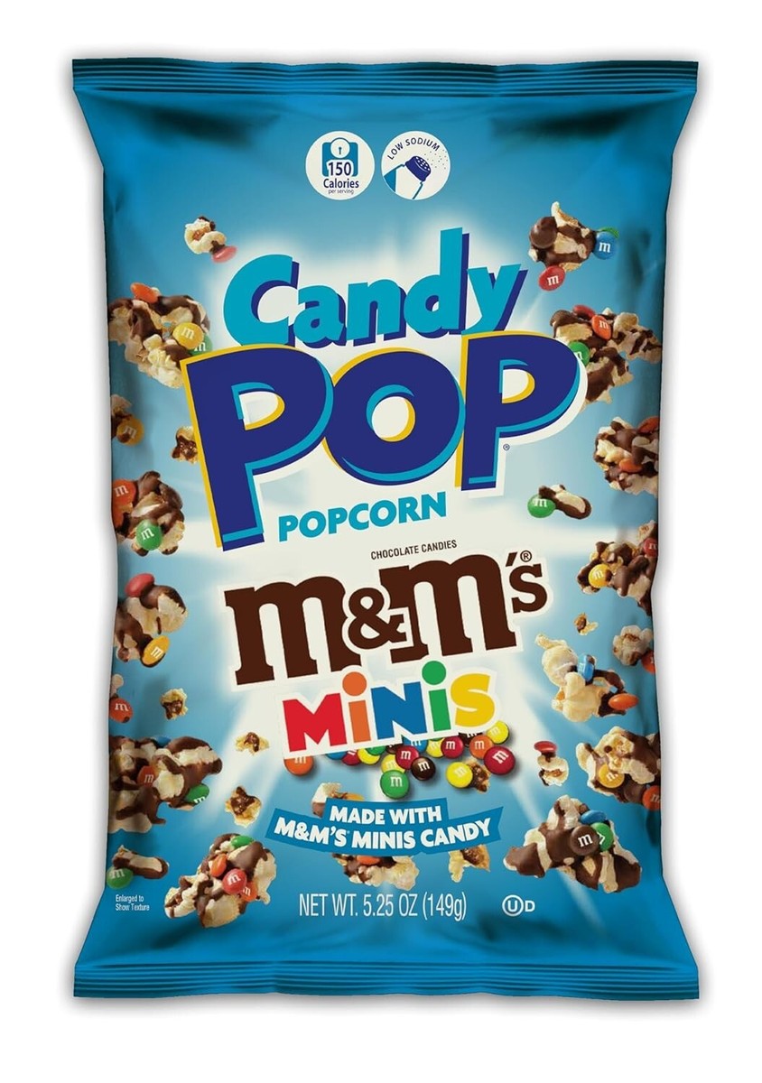 Candy Pop M&M Mini's Popcorn 149g