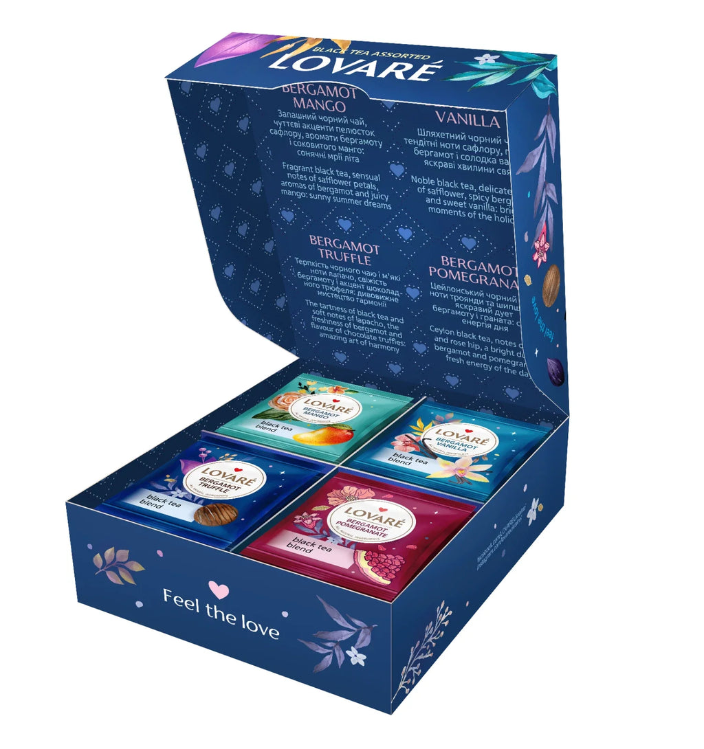 Lovare Bergamot Assorted 48g (4 Flavours * 8 Tea Bags)
