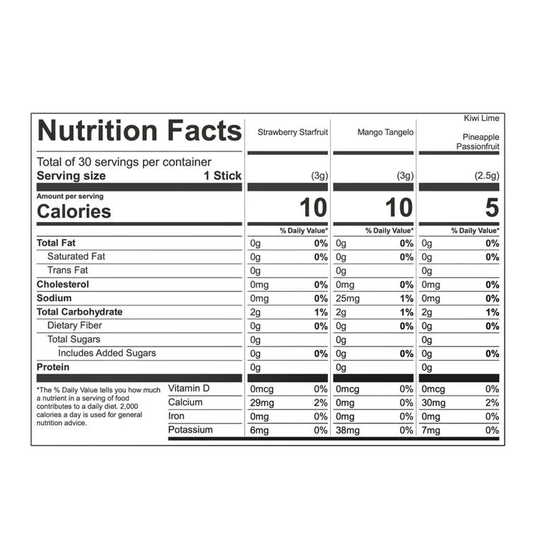 Skittles TROPICAL Variety Pack 30 Sticks 86g