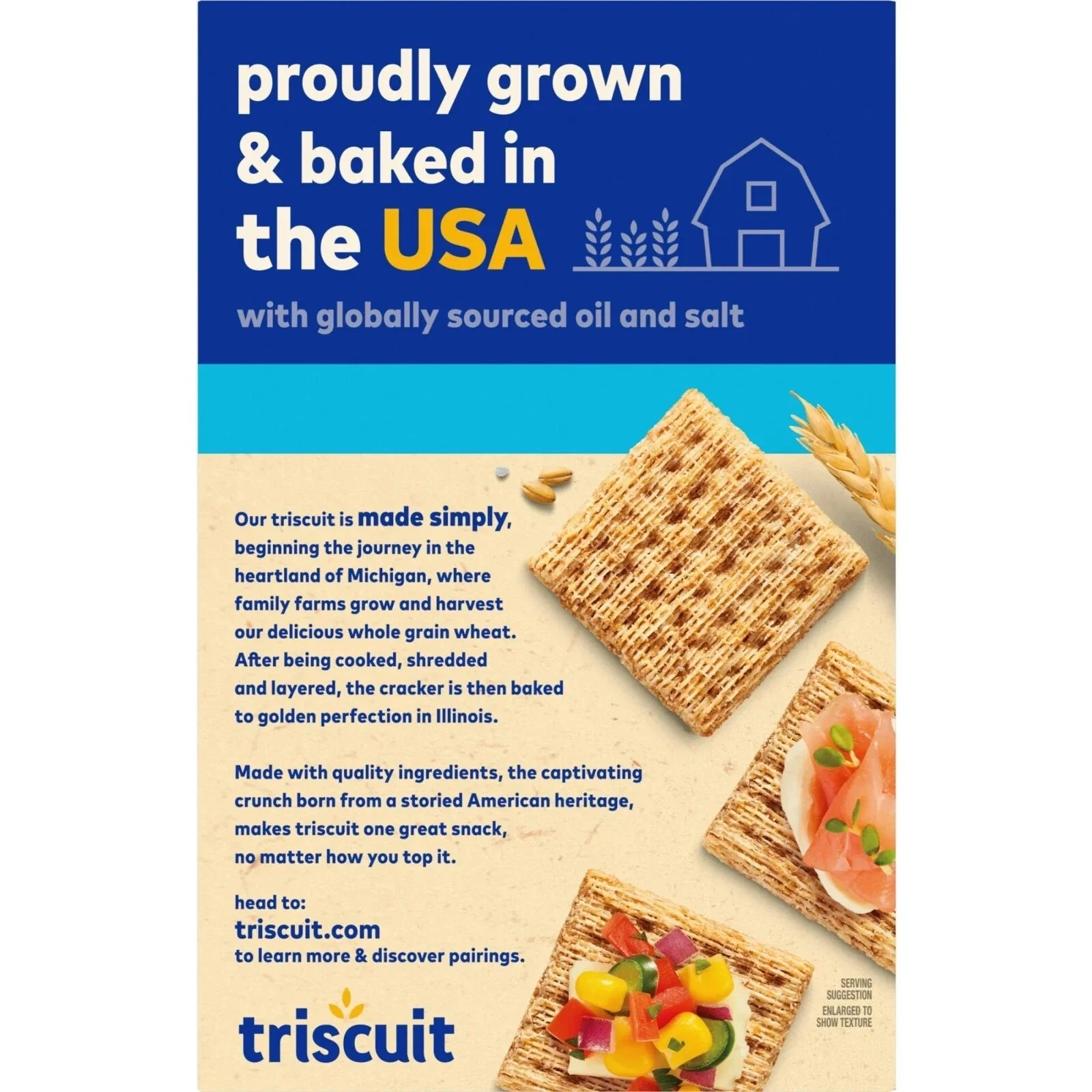 Nabisco Triscuit Hint of Sea Salt Crackers 240g