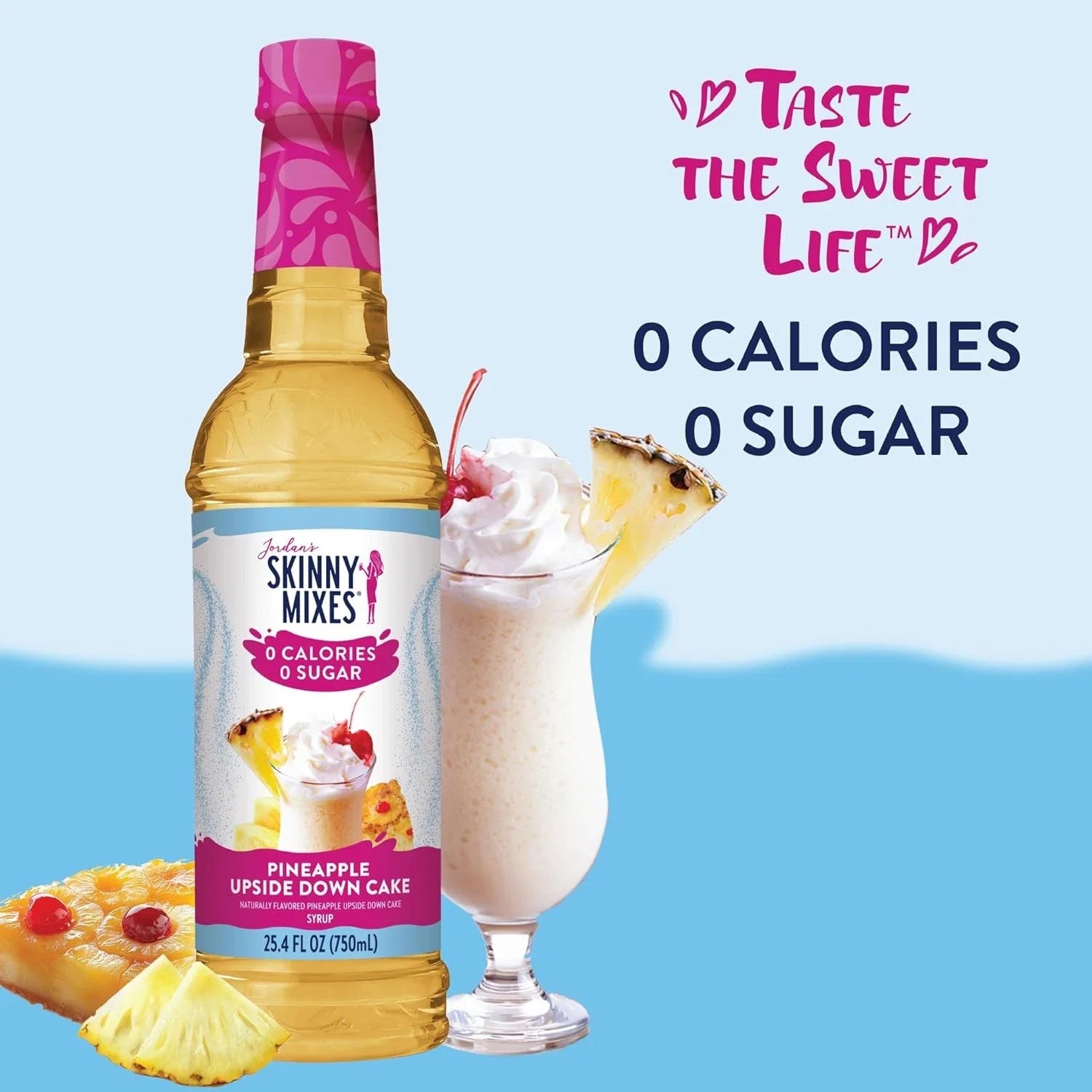 Skinny Syrups Sugar Free Pineapple Upside Down Cake 750ml