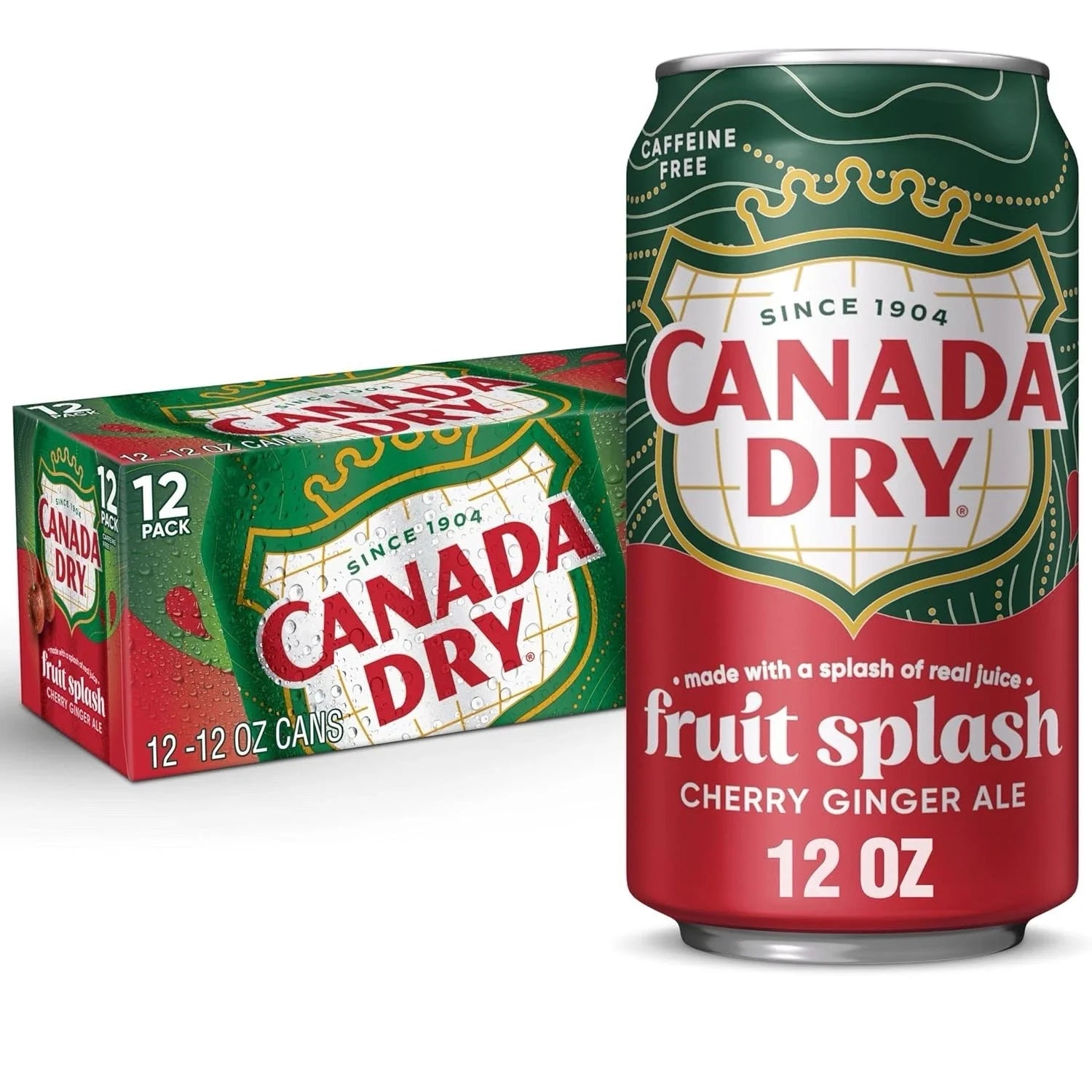 Canada Dry Ginger Ale Fruit Splash Cherry 355ml