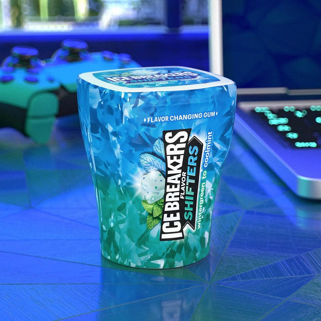 Ice Breakers Flavor Shifters Bottle Wintergreen/Coolmint Flavors 92g (Best Before : March 2026)