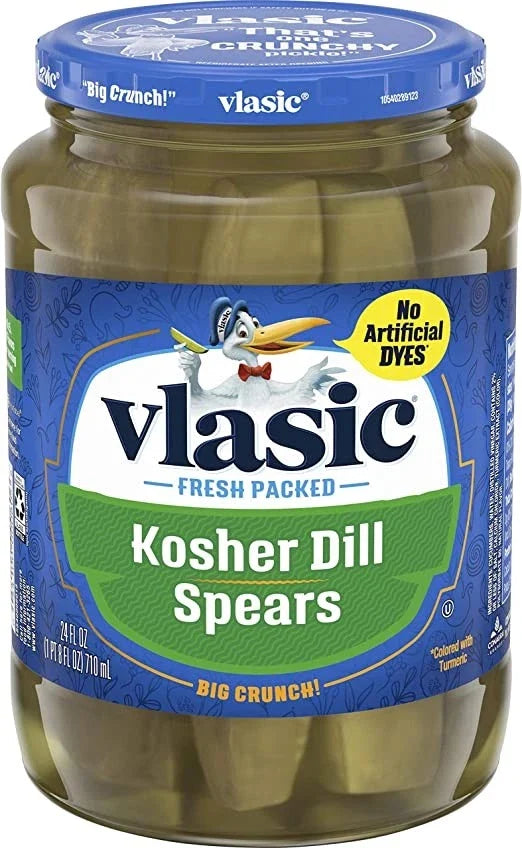 Vlasic Kosher Dill Pickle Spears 710ml